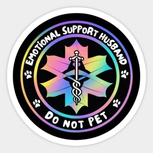 Emotional-Support-Husband-Do-Not-Pet Sticker